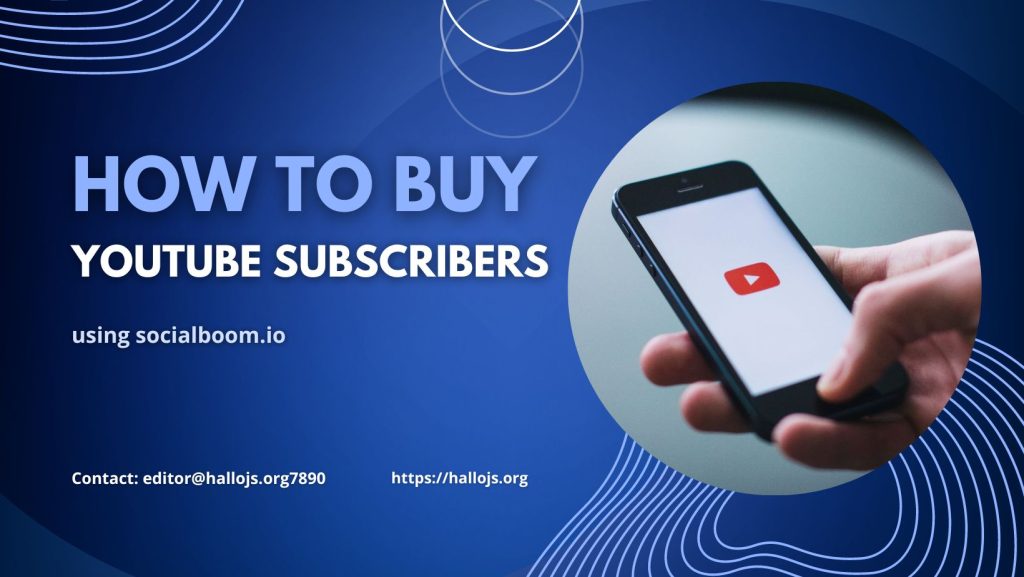 buy YouTube subscribers using socialboom.io