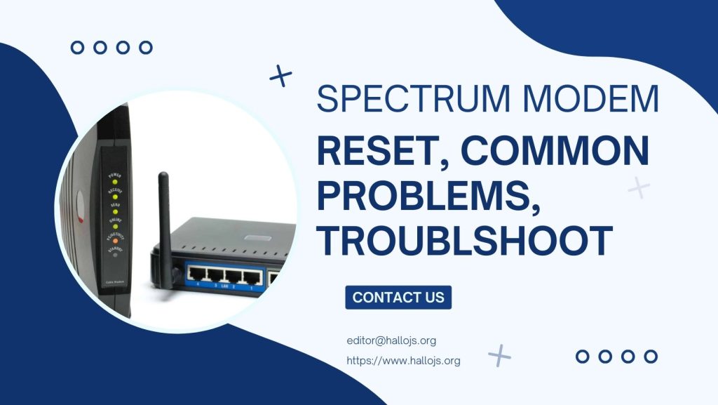 how to reset spectrum modem